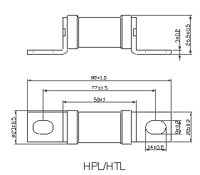 FUSIBLE ESTÁNDAR BRITÁNICO DEL FUSIBLE BS88
