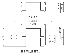 FUSIBLE ESTÁNDAR BRITÁNICO DEL FUSIBLE BS88
