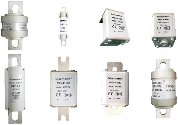 El vehículo eléctrico de AC100ka funde el alto fusible de gran intensidad de fractura TUV de la capacidad certificado