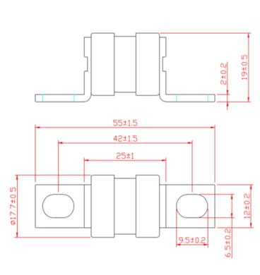 IEC y fusibles estándar británicos - fusible del fusible de Dissmann de los fusibles DC150V de la baja tensión de las BS 88 hecho en China