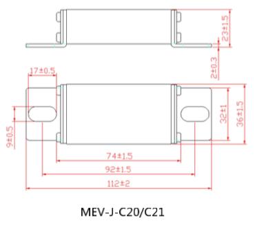 Los fusibles automotrices de cerámica del fusible de Dissmann MEV-J 1000VDC para el cargador de EV hicieron en China