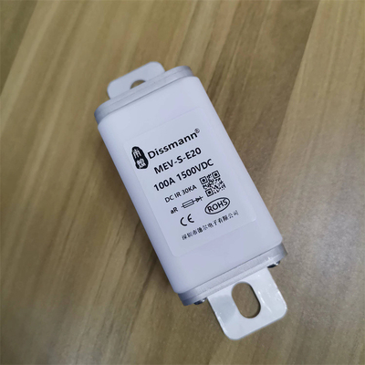 Fusible de cerámica del sistema de almacenamiento de energía DC1000V, fusible de alto voltaje MEV