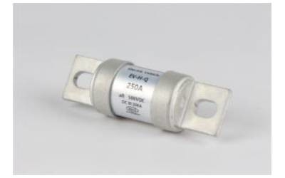 Fusible de batería automotriz de DC500V, fusibles de cerámica de la seguridad EV de DC20KA