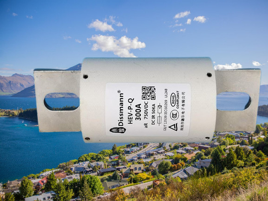 Diseñado para el fusible de alto voltaje de la pila de carga EV, uso de cerámica blanco del fusible en ESS