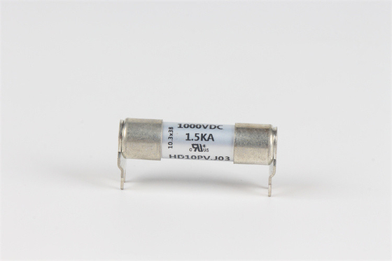 El alto fusible de fractura 10x38m m, UL de Dissmann de la capacidad de dos Pin Ceramic Fuse certificó