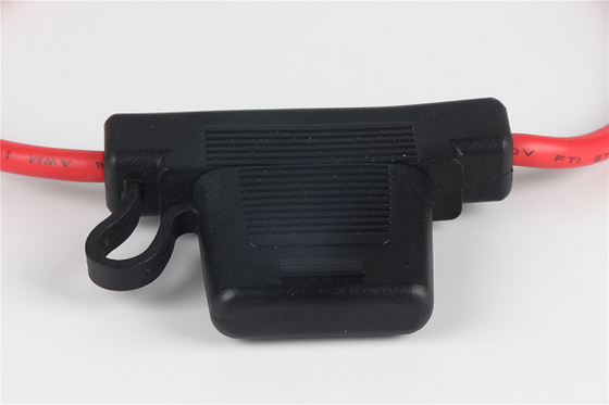 Negro tenedor del fusible del soporte del panel de 30 amperios, tenedores en línea automotrices del fusible