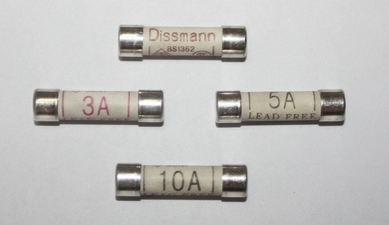 El estándar británico de Bs1362 3a funde a ASTA Certificate Ceramic Tube Material