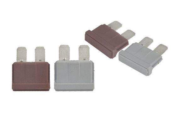 Forma plana material temporaria rápida automotriz encendida del fusible PBT de 1 amperio