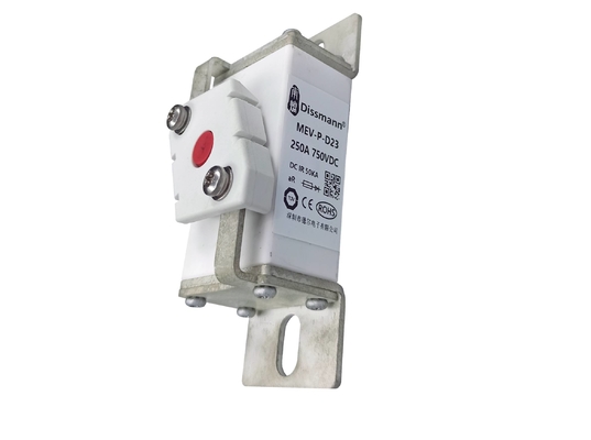 Fusible del coche del almacenamiento de energía con el tubo actual de la fibra del grado del indicador luminoso 250A