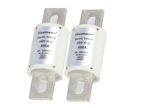 Fusibles del semiconductor 500VDC, fusible DC20KA del cargador de ROHs EV que rompe capacidad: