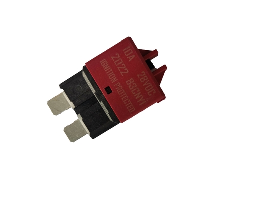 El fusible restaurable rojo 28VDC 5A de la cuchilla del disyuntor valoró la corriente