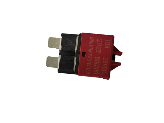 El fusible restaurable rojo 28VDC 5A de la cuchilla del disyuntor valoró la corriente