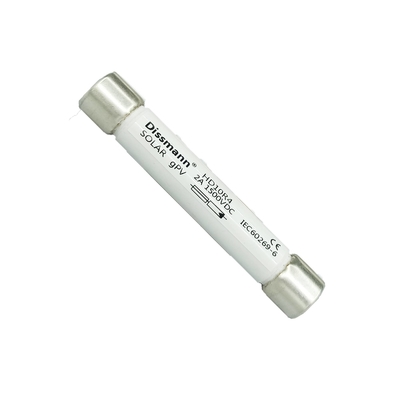Fusible de alto voltaje de 1500VDC DC, fusible solar de cerámica del cable de transmisión del amperio