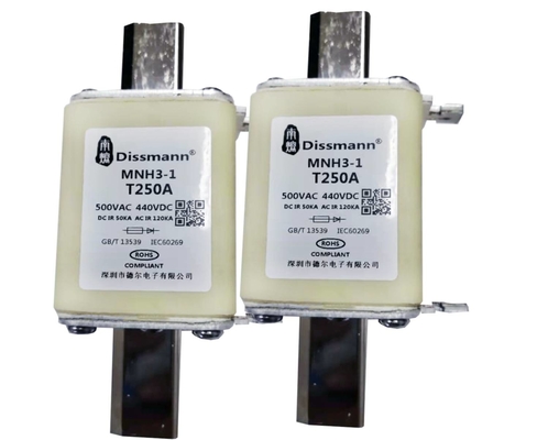 Capacidad de fractura automotriz de gran intensidad de los fusibles 440volt de la serie de MNH alta