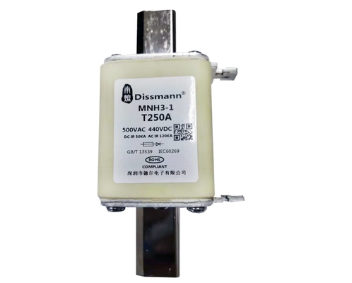 Capacidad de fractura automotriz de gran intensidad de los fusibles 440volt de la serie de MNH alta