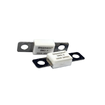 Fusible auto de cerámica de 100 amperios, fusible de fractura bajo de la capacidad 58VDC