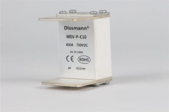 Fusible de la UL 400 amperio DC, fusible cuadrado europeo de la protección blanca de AR