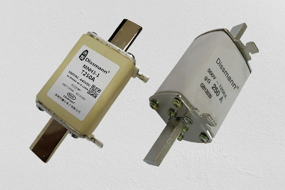 El alto fusible de ruptura 600VDC de la capacidad de NT RT NH valoró el voltaje IEC60269